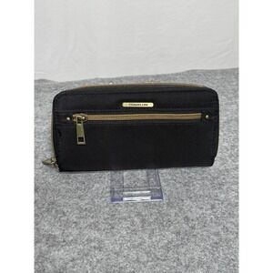 Travelon Wallet Black Travel Nylon Zip RFID Blocking